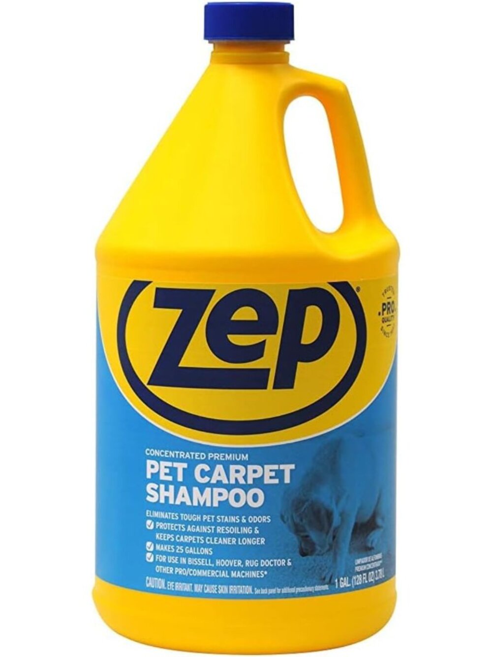 128 fl oz Clear Carpet Shampoo - Deep Clean, Stain Remover, Fresh Scent